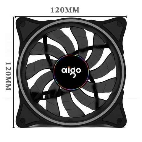 120mm 12V RGB PC Case Fan with 4-Pin Connector - additional detail photo 4