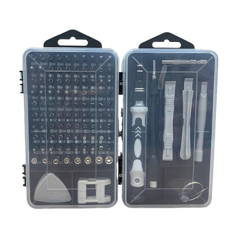 115-in-1 Precision Screwdriver Set - Computer & Laptop Repair Tool Kit - Electronics Repair Essential - open kit or main tool view