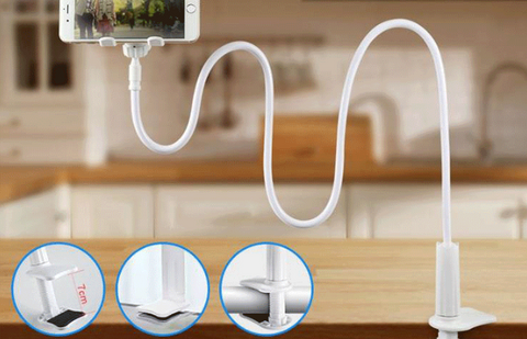 AEPC Lazy Boy V2 - Flexible Long-Arm Phone Holder for Bed, Desk & Couch (1m) - main product photo
