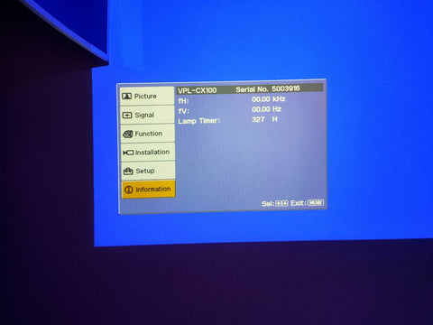 Projector Sony VPL-CX100 For Home Use Projectors - Retail & Event Display - projection effect or use-case view
