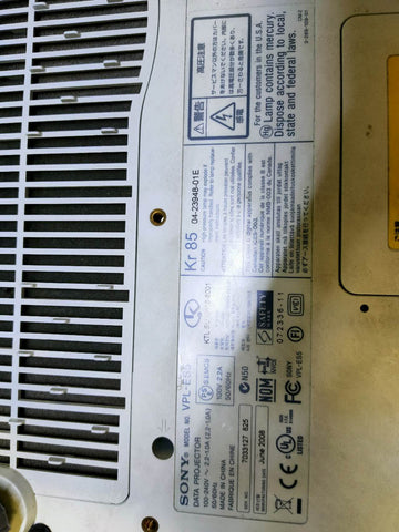Projector Sony VPL-ES5 For Home Use Projectors - Retail & Event Display - additional detail photo 6