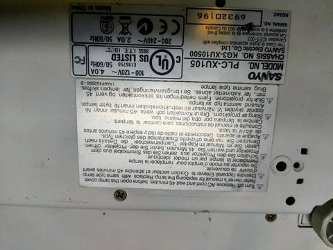 Projector Sanyo PLC-XU105 For Home Use Projectors - Retail & Event Display - additional detail photo 4