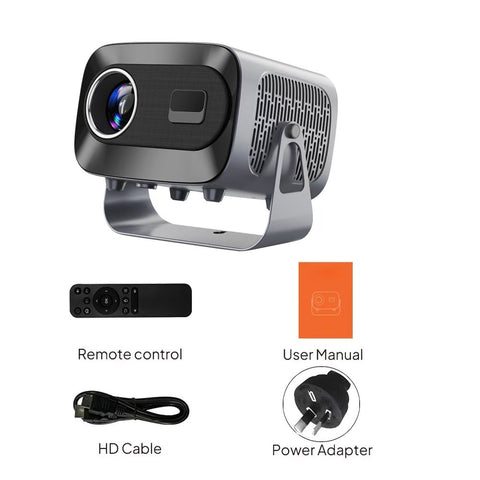 APEC A10 PLUS Home Projector 4K hard decoding WIFI BT up to 130 inch - Retail & Event Display - main product or real effect view
