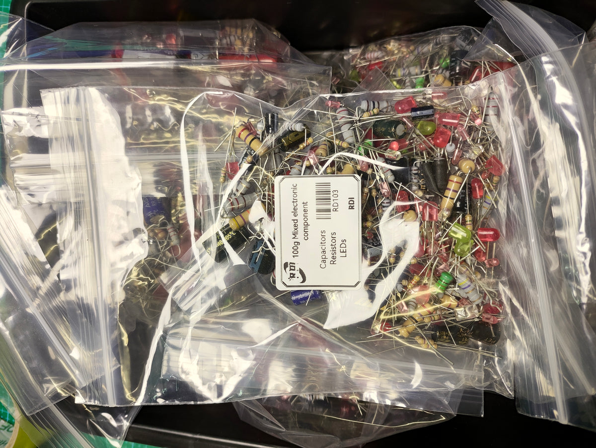 AEPC Mixed Through-Hole Components Grab Bag (Approx. 100g) - main product photo