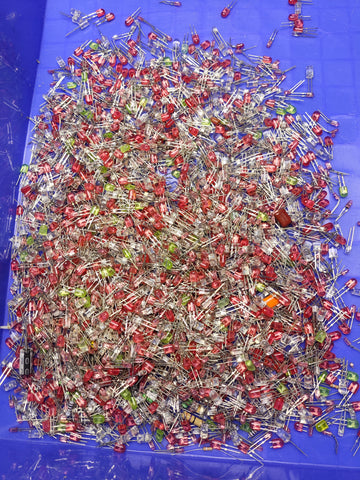 AEPC 50g Mixed LEDs Grab Bag (Through-Hole, Various Colours) - additional detail photo 4