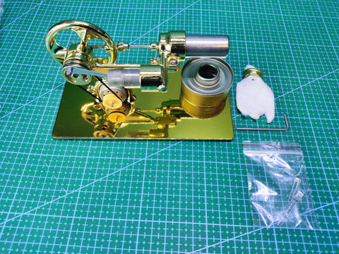 Hot Air Stirling Engine Experiment Model - Educational Mini Motor - detail photo