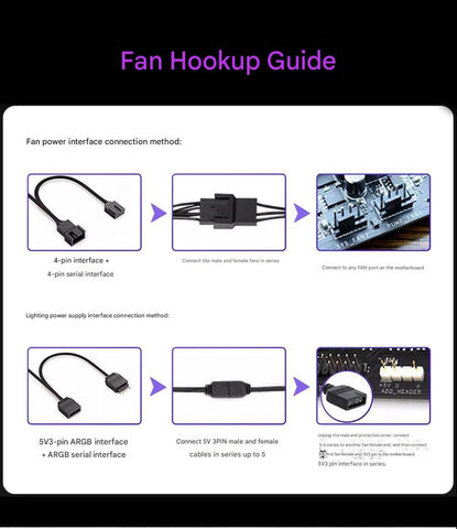 AEPC O3 PRO ARGB 120mm Infinity Mirror Fan - mounting detail