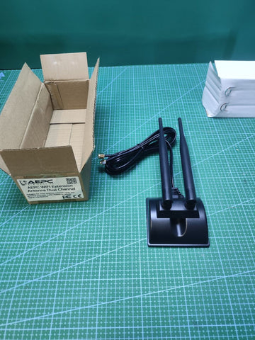 AEPC Dual RP-SMA WiFi Extension Antenna Stand - main unit or kit view