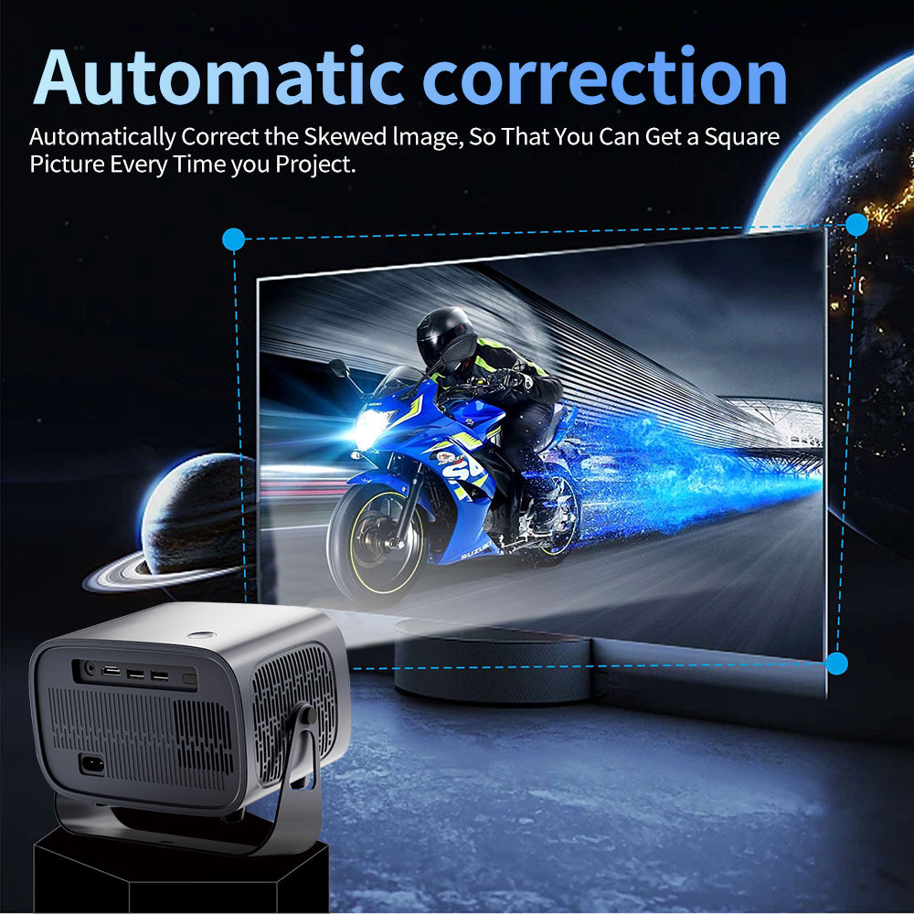 APEC A10 PLUS Home Projector 4K hard decoding WIFI BT up to 130 inch - Retail & Event Display - additional detail photo 6