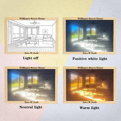 AEPC Light Painting Night Light - Empty Room Pattern - additional detail photo 8