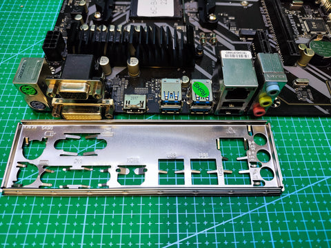 GIGABYTE B450 Motherboard AMD Ryzen AM4 Socket - A520 B350 A320 Platform - Tested Refurbished Board - rear ports and connector detail