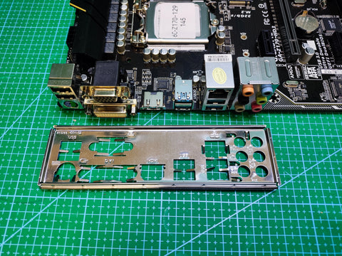 GIGABYTE Z170 Motherboard LGA 1151 Intel 6th 7th Gen / H110 B150 - Tested Refurbished Board - rear ports and connector detail
