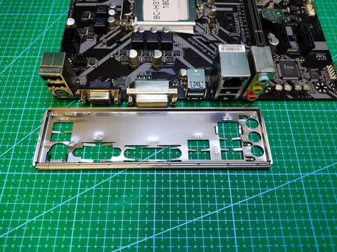 GIGABYTE H310 Motherboard LGA 1151 Intel 8Gen 9Gen / B360 B365 Z370 - Tested Refurbished Board - rear ports and connector detail