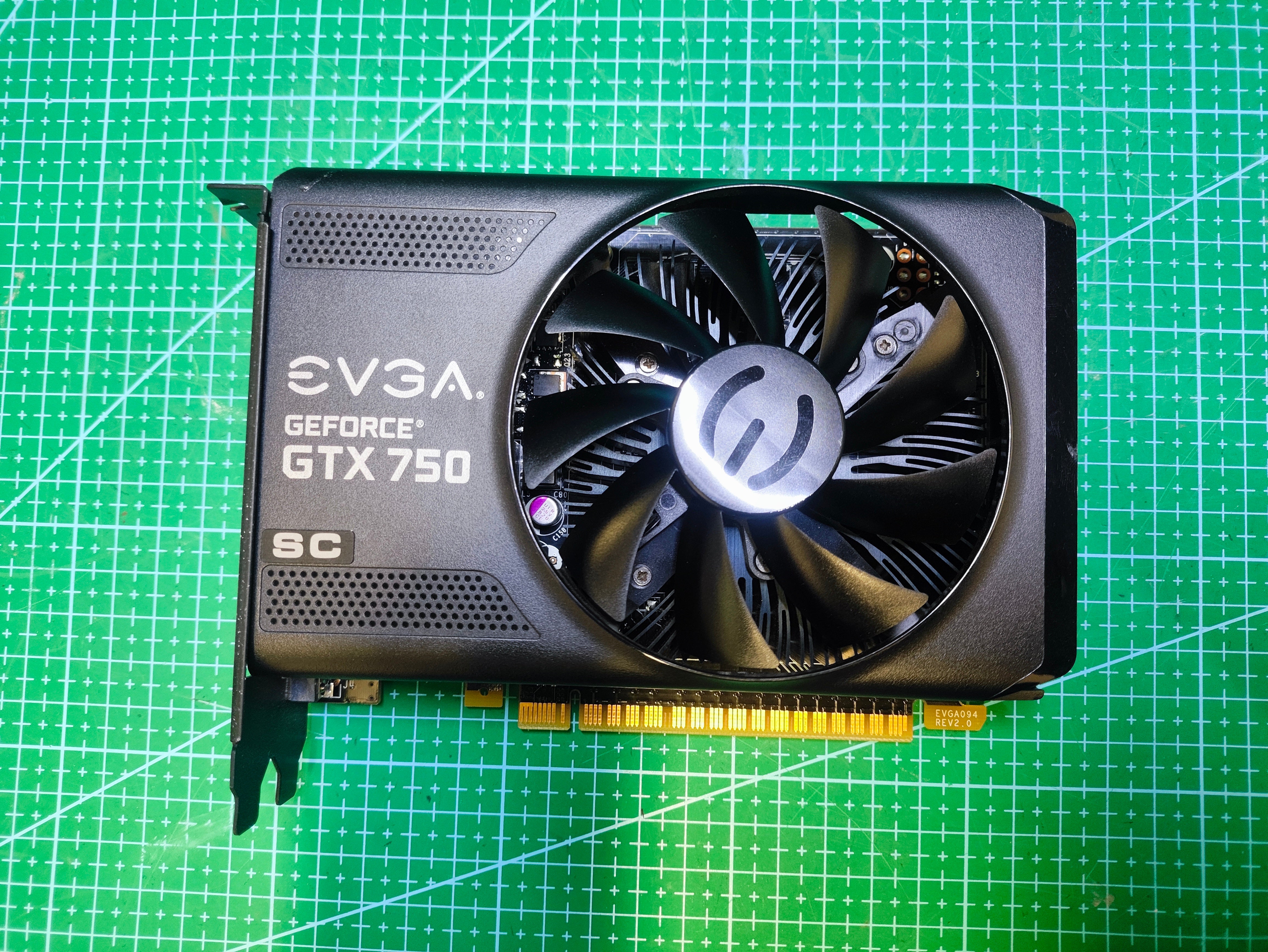 EVGA GeForce GTX 750 1GB Graphics Card - main product photo