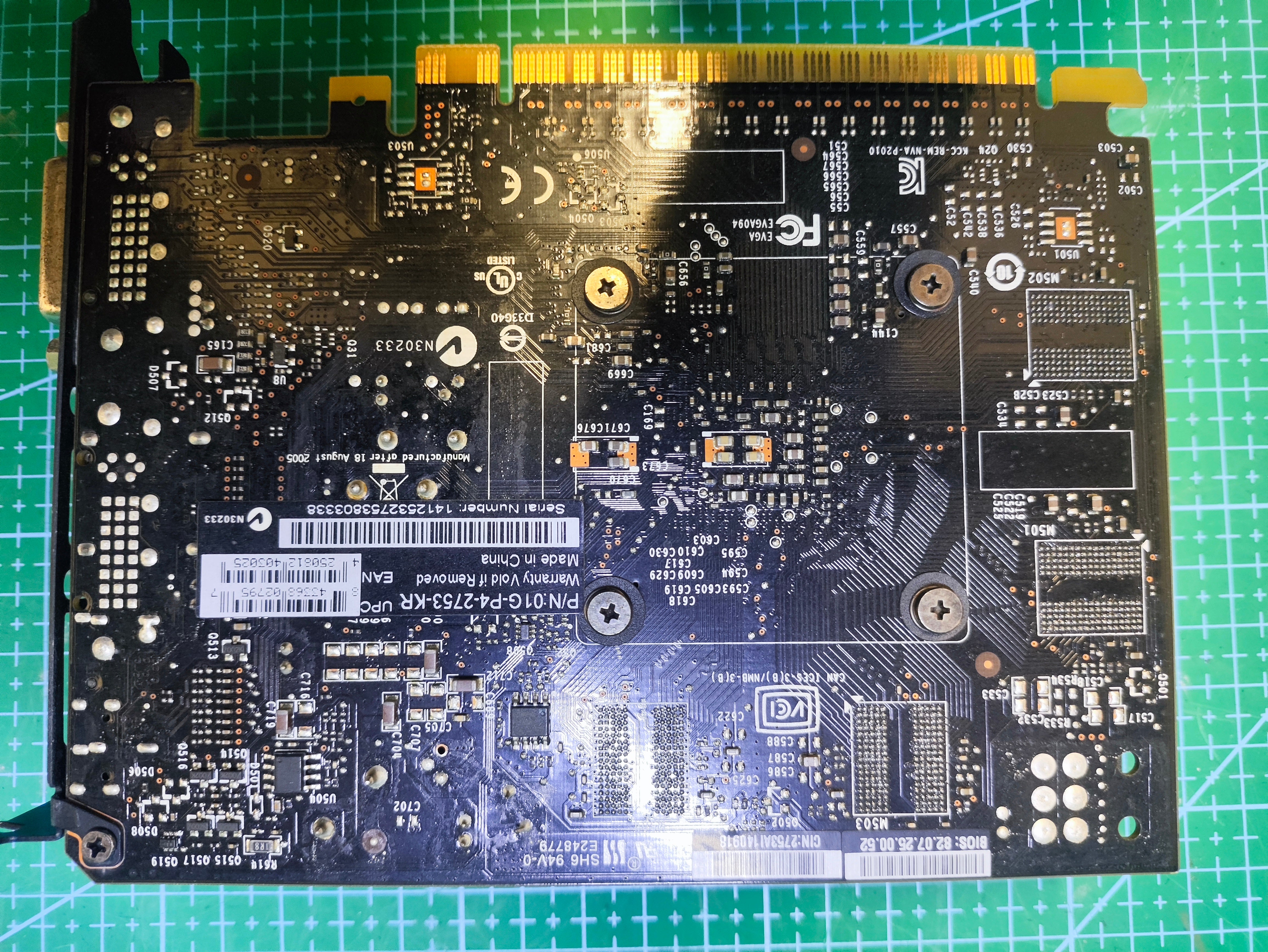 EVGA GeForce GTX 750 1GB Graphics Card - detail photo
