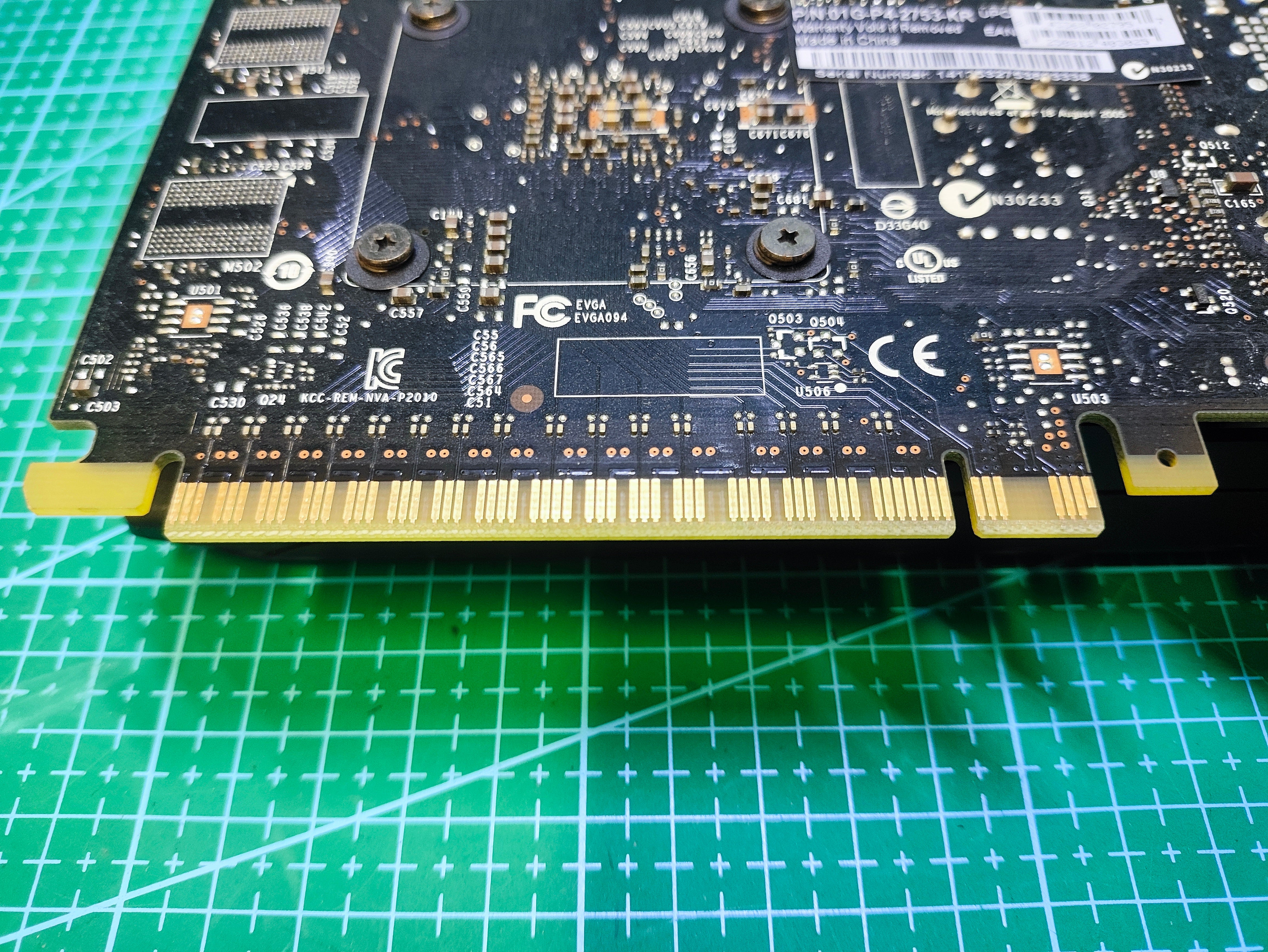 EVGA GeForce GTX 750 1GB Graphics Card - included item or label detail