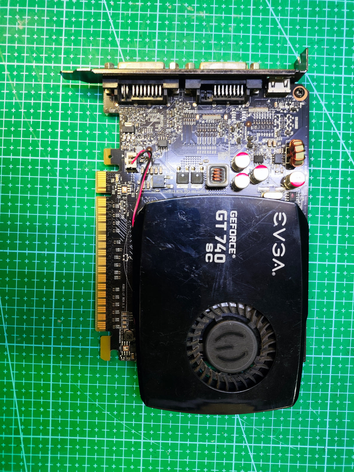 EVGA GeForce GT 740 2GB Superclocked GPU - main product photo