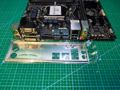 GIGABYTE B460 Motherboard LGA 1200 Intel 10th 11th Gen - Refurbished 90-Day Warranty - rear ports and connector detail