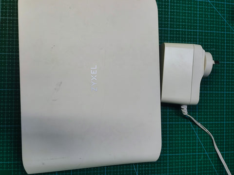 ZYXEL A6000 10Gbps ROUTER Dual-Band Wireless PON VoIP IAD with SFP - ports and accessory detail