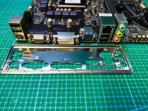 GIGABYTE H510 Motherboard LGA 1200 Intel 10th 11th Gen - Refurbished 90-Day Warranty - rear ports and connector detail