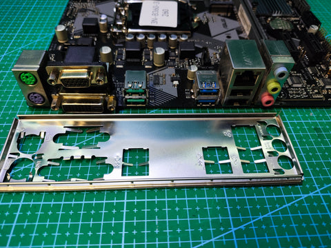 ASUS B360 Motherboard LGA 1151 Intel 8th 9th Gen - Refurbished 90-Day Warranty - rear ports and connector detail