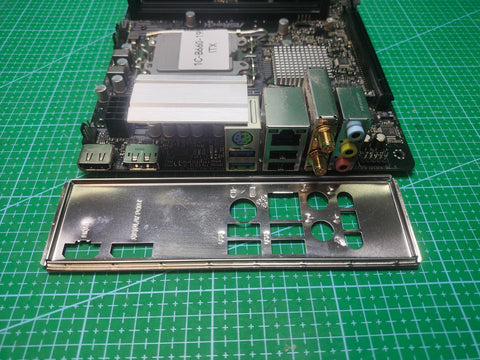 ASRock B660 Motherboard LGA 1700 Intel 12th 13th 14th Gen - Refurbished 90-Day Warranty - rear ports and connector detail