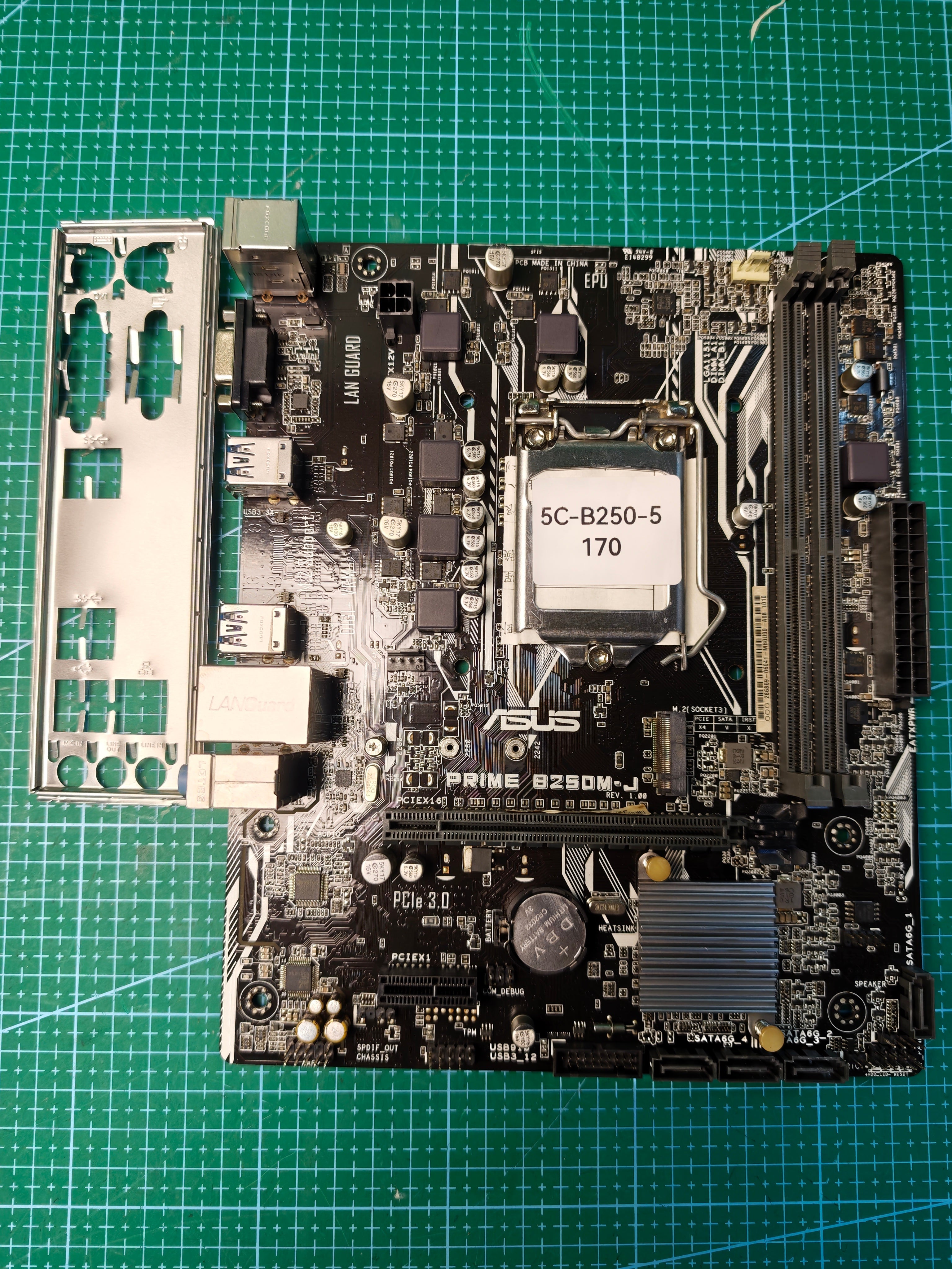 Refurbished ASUS B250 motherboard – product detail image 1