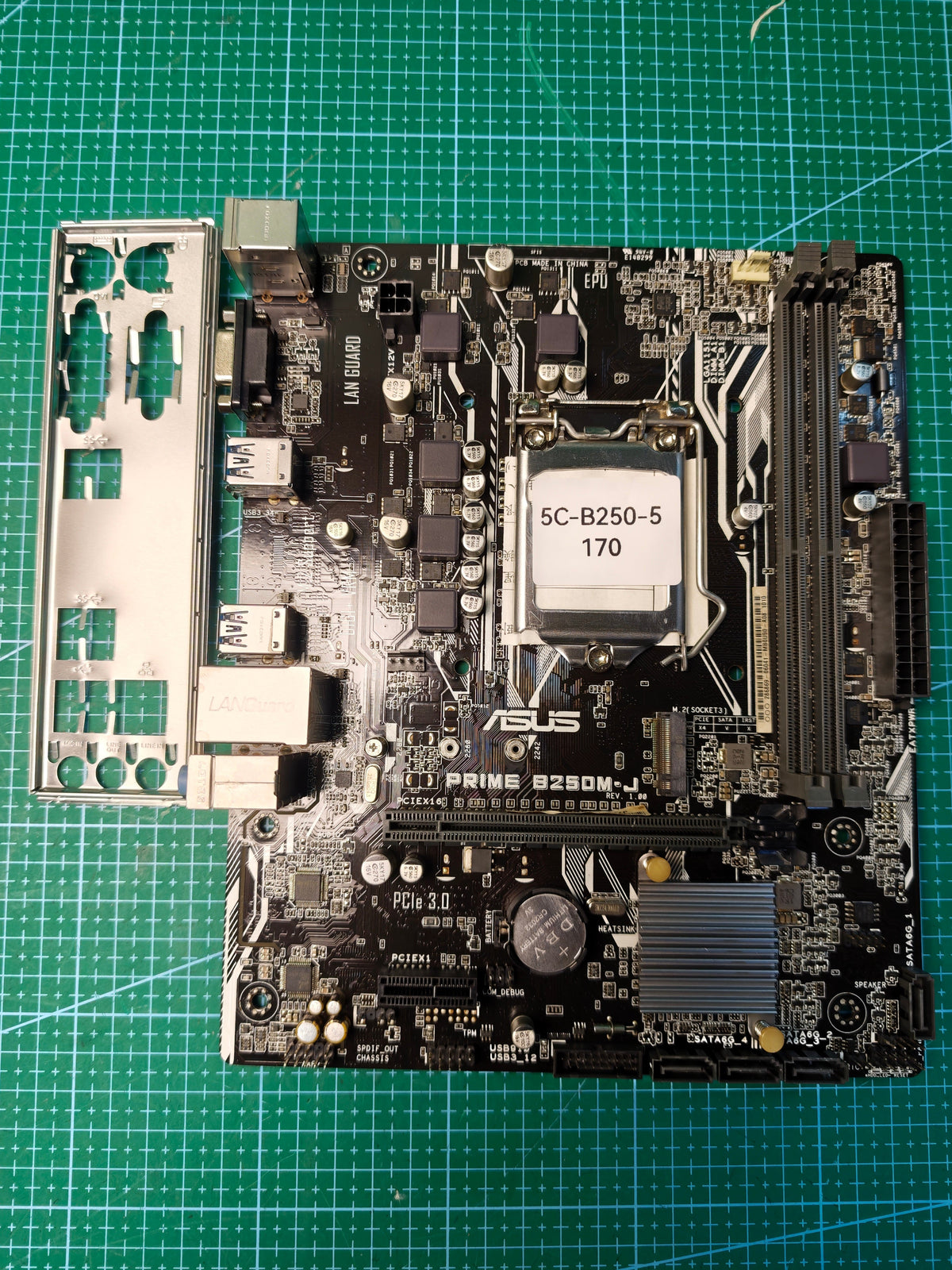 Refurbished ASUS B250 motherboard – product detail image 1