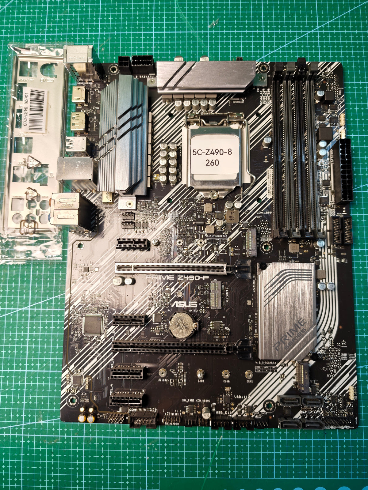 Refurbished ASUS Z490 motherboard – product detail image 1