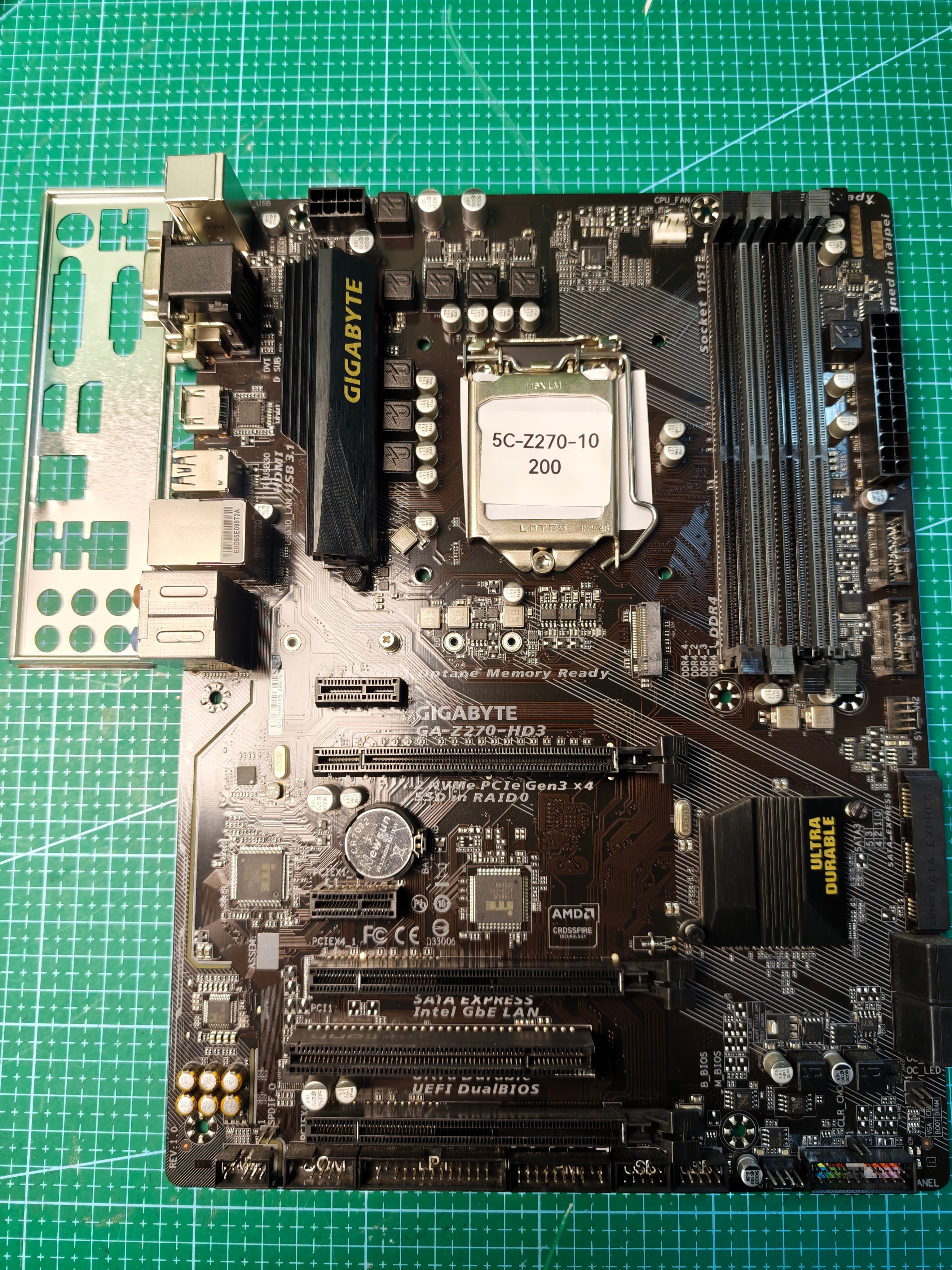 Refurbished GIGABYTE Z270 motherboard – product detail image 1
