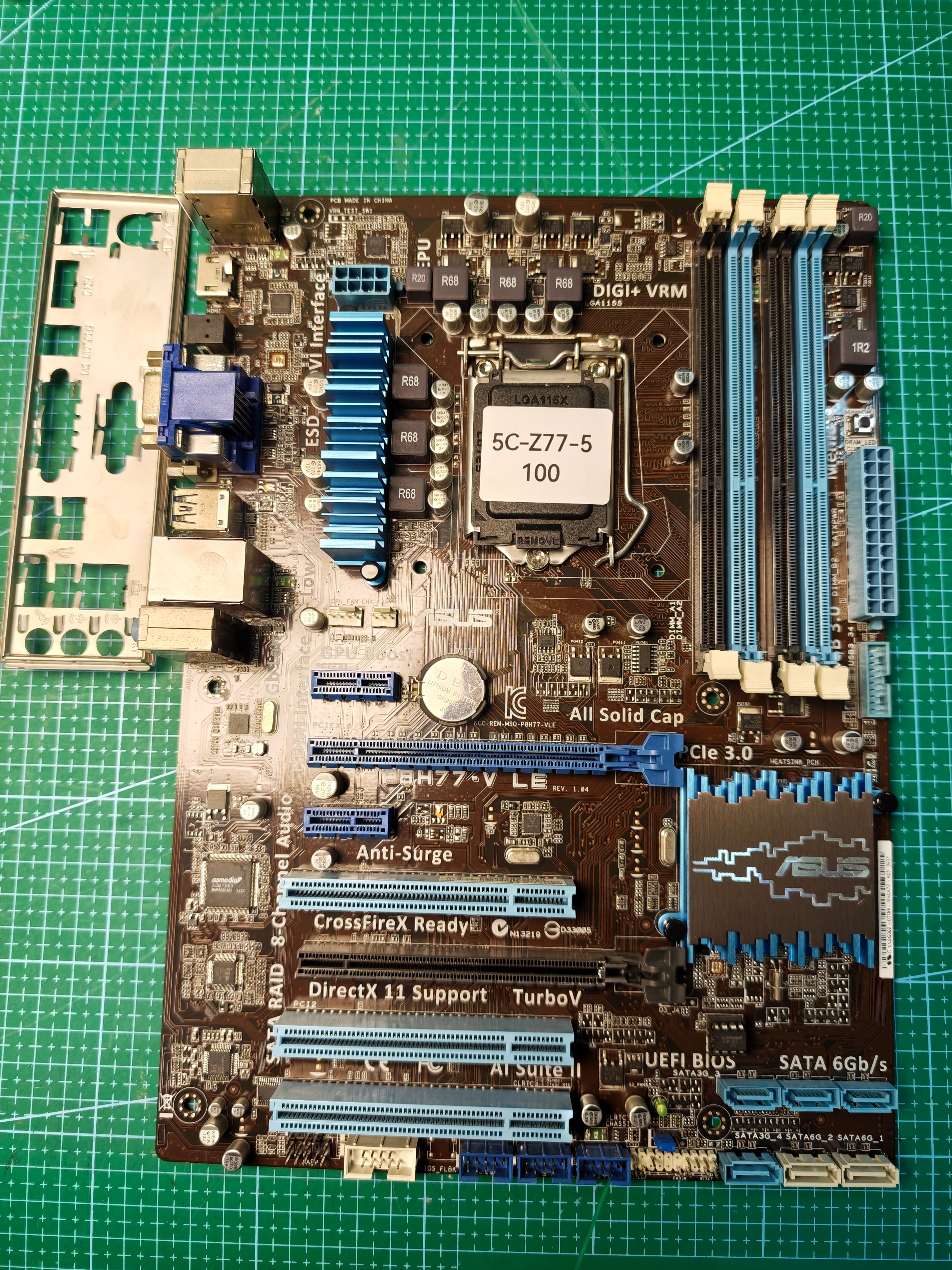 Refurbished ASUS Z77 motherboard – product detail image 1