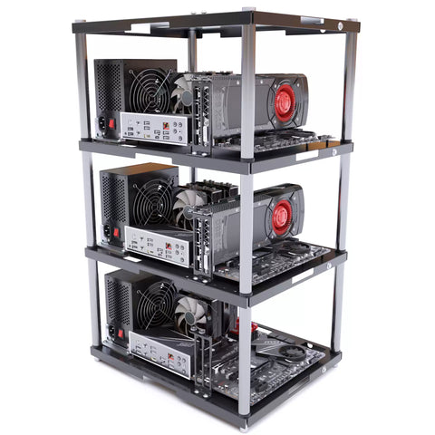 Multi-Layer Open Frame PC Case ATX MATX ITX Chassis Layer - additional detail photo 7