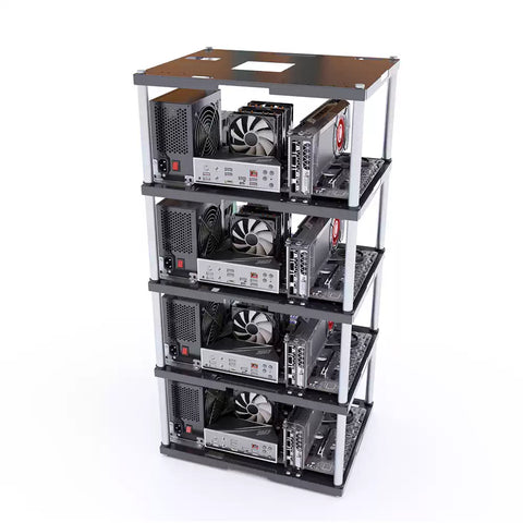 Multi-Layer Open Frame PC Case ATX MATX ITX Chassis Layer - additional detail photo 8
