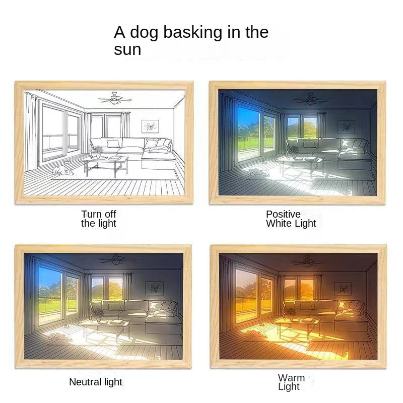 AEPC Light Painting Night Light - Dog Pattern - main product photo