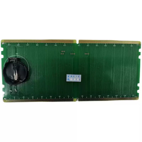 DDR5 Desktop Computer Memory Slot Motherboard Repair Test Tool - Tested Refurbished Board - rear ports and connector detail