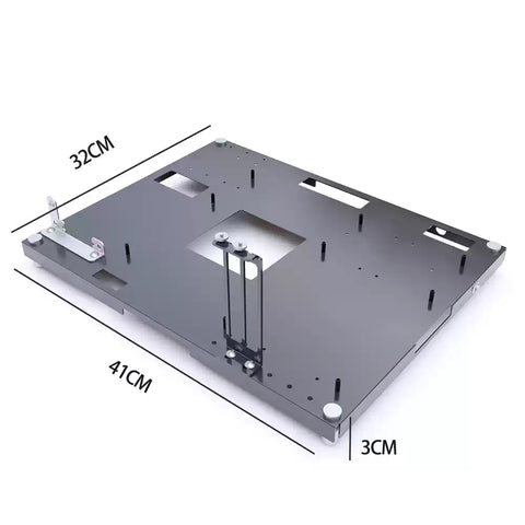 Multi-Layer Open Frame PC Case ATX MATX ITX Chassis Layer - label and capacity detail
