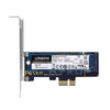 PCIe to M.2 NVMe SSD Adapter Card - PCIe 4.0 Expansion - label and capacity detail