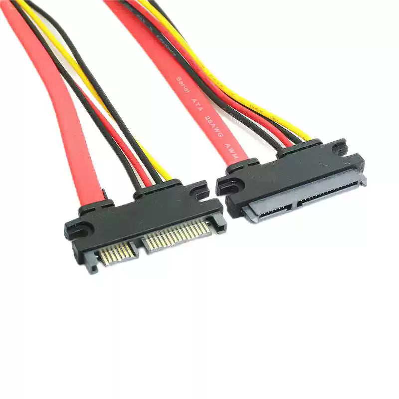22-Pin SATA Male to Female Cable - additional detail photo 4