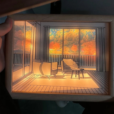 AEPC Light Painting Night Light - Dog Pattern - included item or label detail