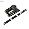 M.2 Wifi slot to NVMe M-Key SSD Adapter PCIe 4.0 - connector or module detail