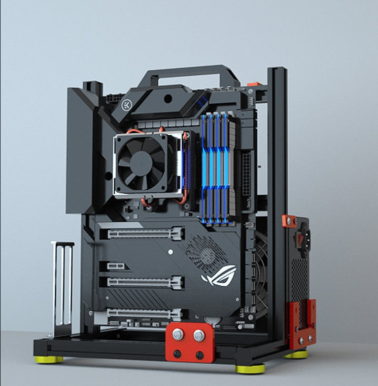 AEPC O1 Aluminum Open Desktop PC Test Bench Case - Ready for Local Pickup / Delivery - main product photo