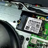M.2 Wifi slot to NVMe M-Key SSD Adapter PCIe 4.0 - label and capacity detail